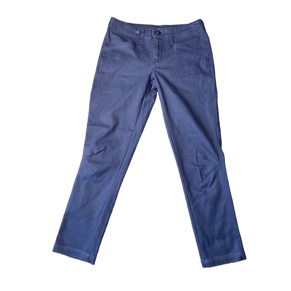 Patagonia Pants Women's Escala Rock Hiking Jean Sz 6 Blue Slim Organic Blend